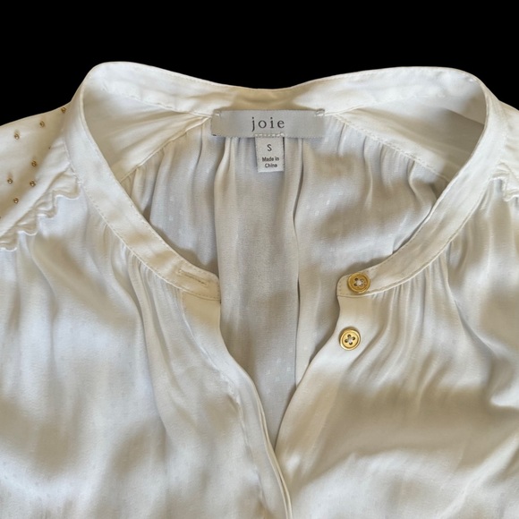 Joie Luxury Blouse Sz Small - Picture 10 of 15